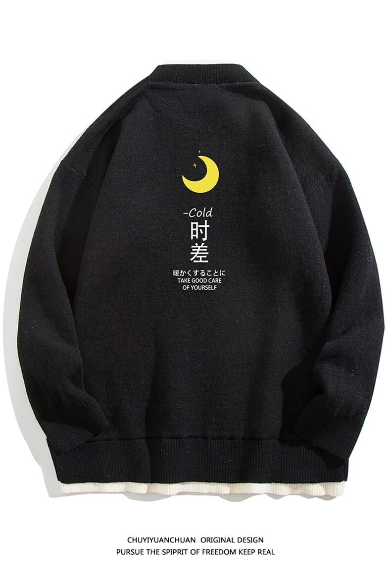控78假两件毛衣男大码加绒针织衫男毛线衣M80047-P55加绒P70,男装针织衫/毛衣,电商A040A