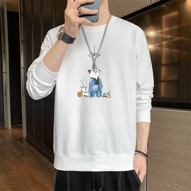一件2025春秋新款大码男士圆领印花休闲卫衣F136,男装卫衣,星座1816-2（原1210–2）