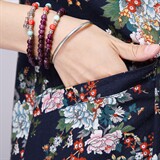 中长款印花连衣裙2021年春季长袖潮流时尚简约青春，女装连衣裙，独衣靓