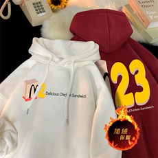 500克重磅秋冬美式加绒加厚卫衣外套DL276常规特P35加绒P40，男装卫衣，电商A486