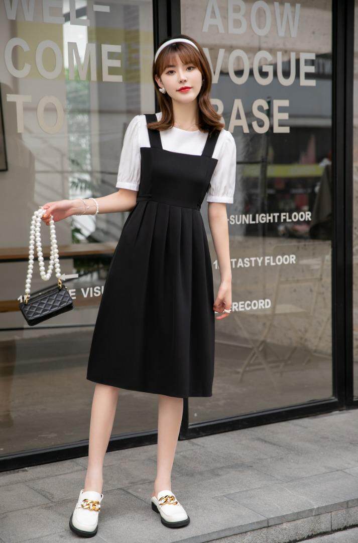 （现货）假两件连衣裙，女装连衣裙，伊娜蕾尔