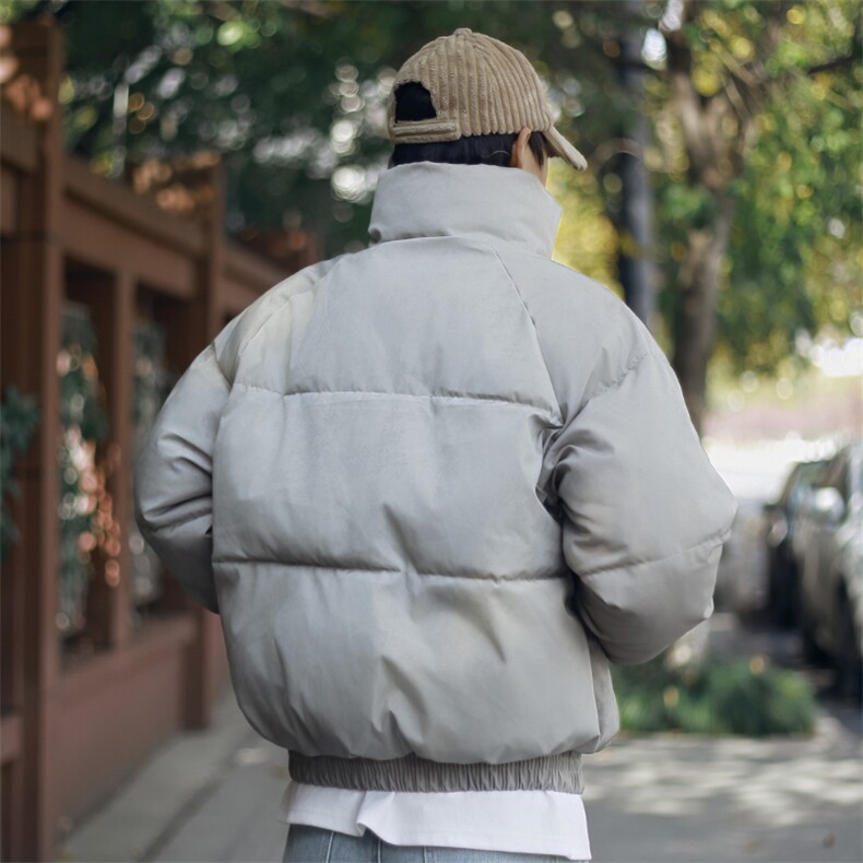 图潮牌撇帅冬季短款棉衣外套立领宽松面包服MY60/P85/118,男装棉衣,星座1412-2