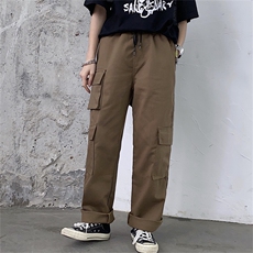 218-1-P40-KC004夏季宽松休闲工装裤，男装休闲裤，四季星座218-1