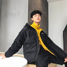 【】A003-HY001-P60秋冬新款加厚保暖韩版面包服冬港仔2G，男装棉衣，电商A003