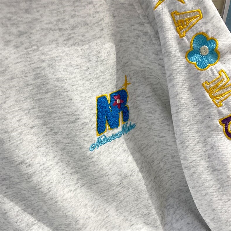 万针刺绣结构设计重磅秋冬全棉高品质美式高街连帽卫衣外套Y7716,男装卫衣,电商A486