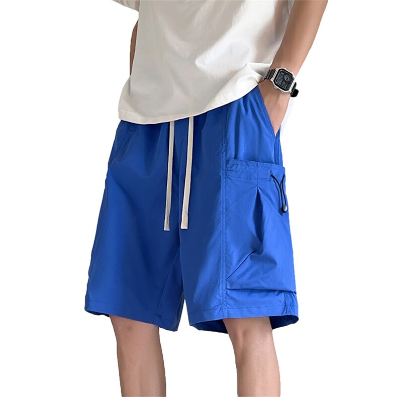 高品质休闲中裤男夏五分裤宽松工装短裤男士裤子225-2-K605-P38,男装牛仔裤,星座225-2