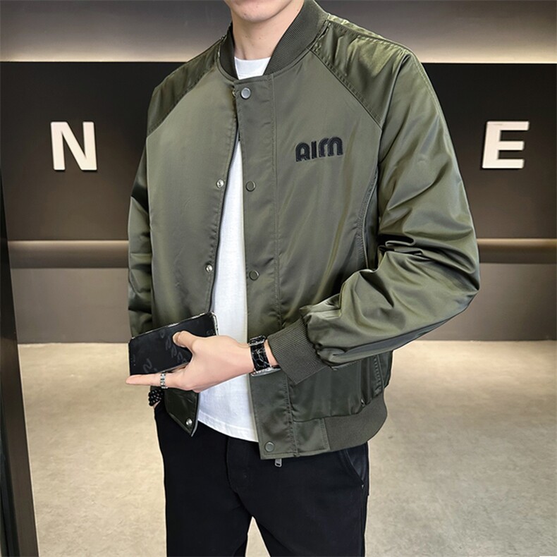 2026新款春季棒球服男士外套大码男装夹克上衣A313-J112536-P145,男装夹克,电商A313