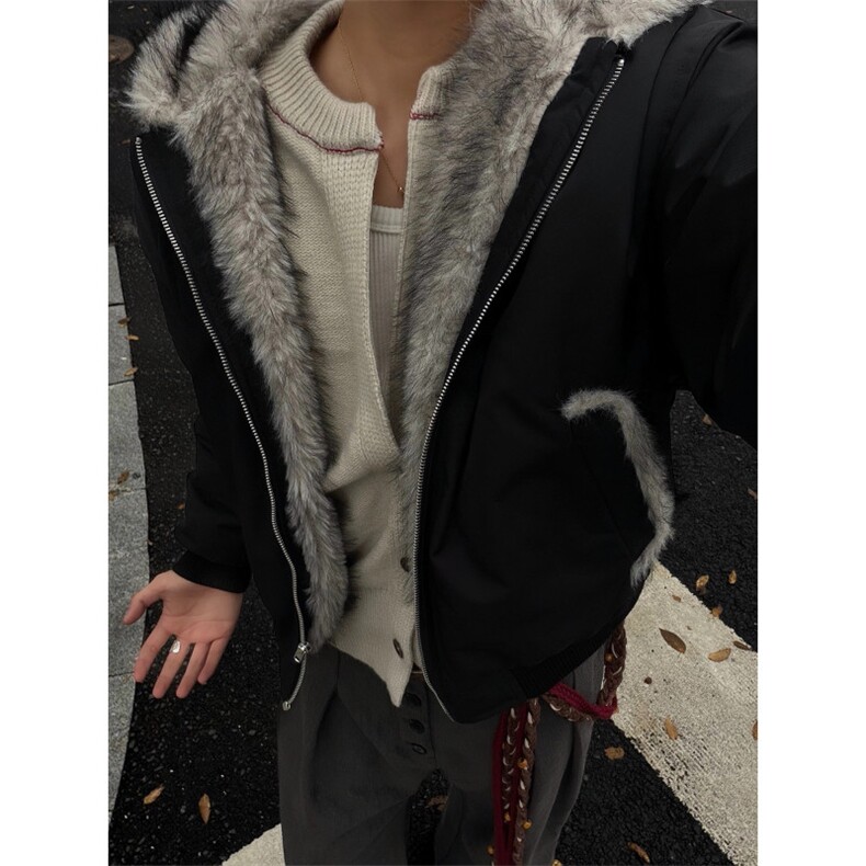 狼毛座山雕“一件过冬”1500G环保貂毛棉服D328-Y995-P128,男装棉衣,电商D328