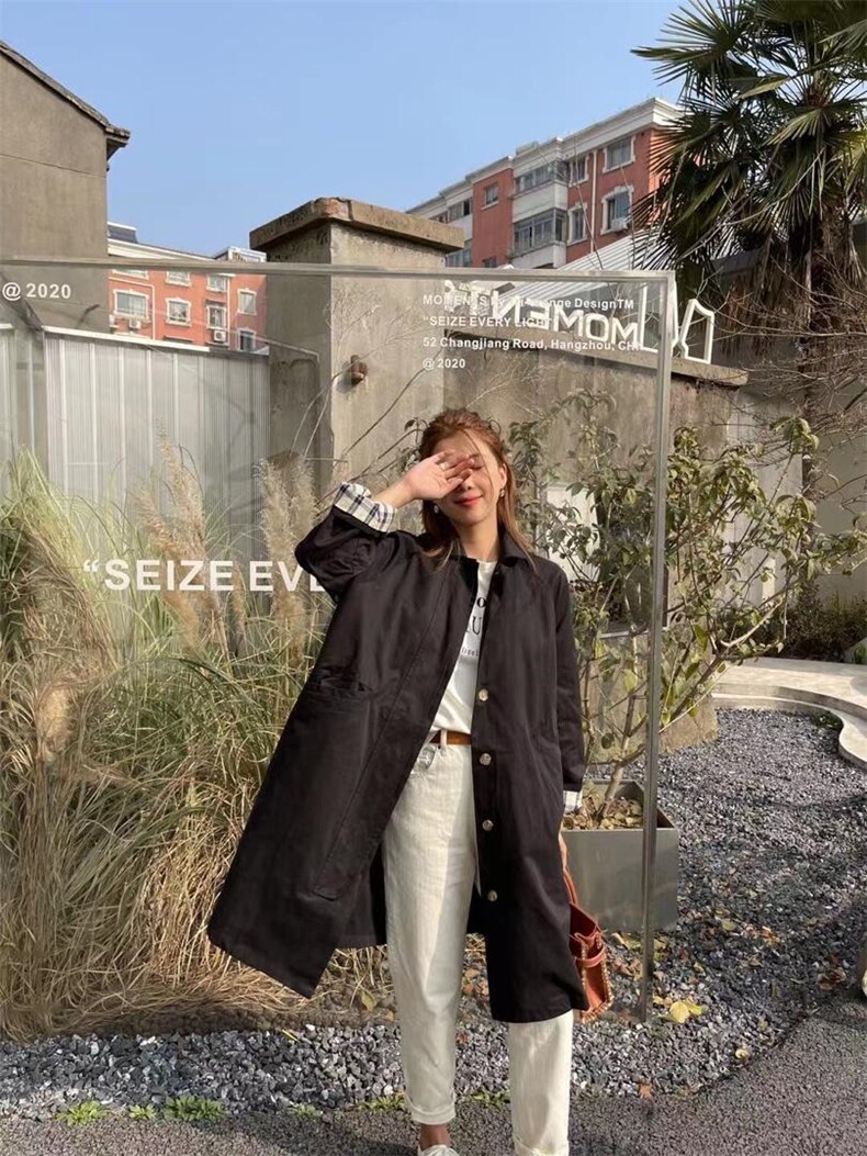 风衣，女装风衣，良布品衣