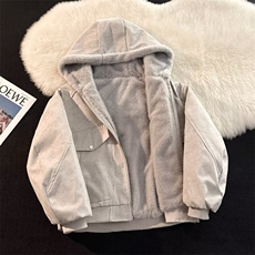 加绒加厚外套男重磅水洗棉服1901P105，男装棉衣，星座410-2