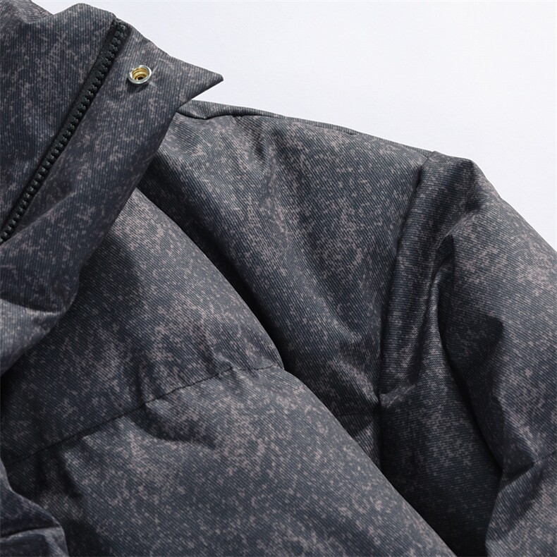 高街复古做旧冬装立领棉服男女棉衣外套光板面包服HZ8819-P88,男装棉衣,星座610B-1