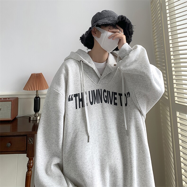 HD1445-TP75控价98冬季加绒连帽卫衣男设计感美式复古印花外套,男装卫衣,电商A102-1