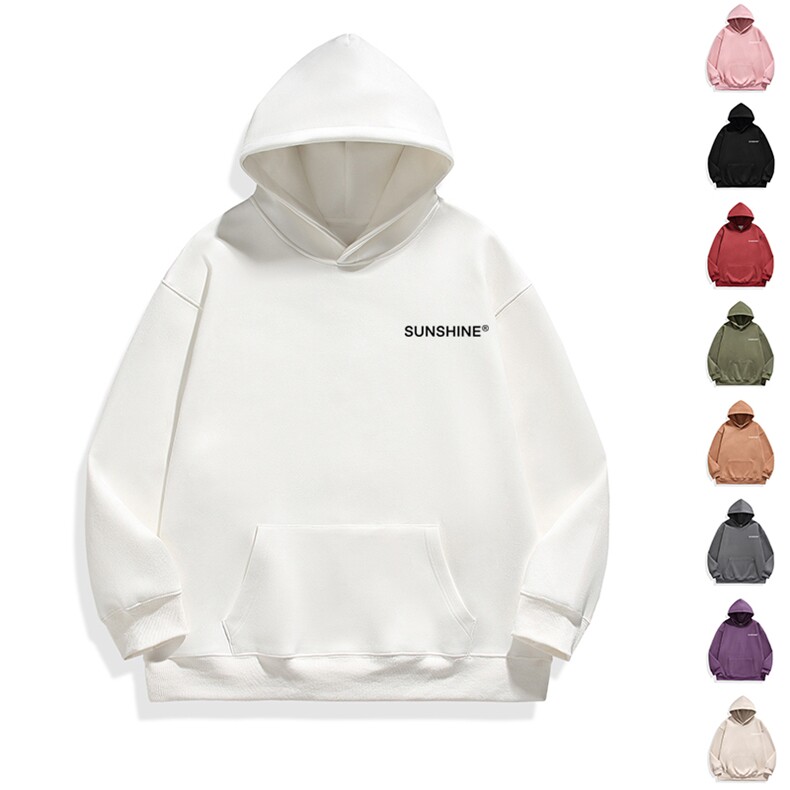 抖音品质重磅400克印花麂皮绒卫衣9色 M-5XL 支持定制图片