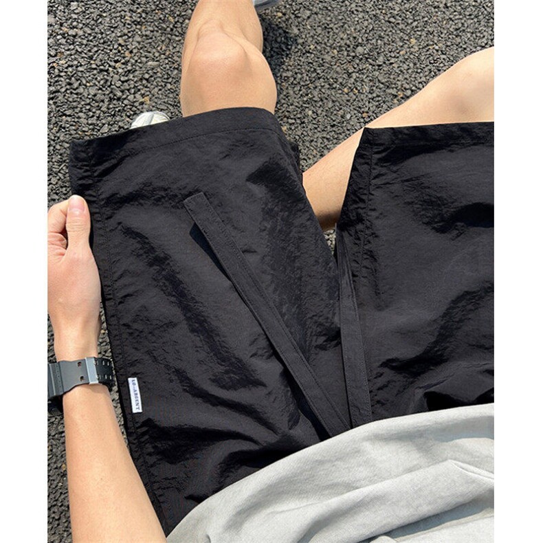 多巴胺薄款冰丝速干短裤男夏季凉感透气宽松沙滩四五分裤KJ906,男装牛仔裤,星座1116A（原606A-3）