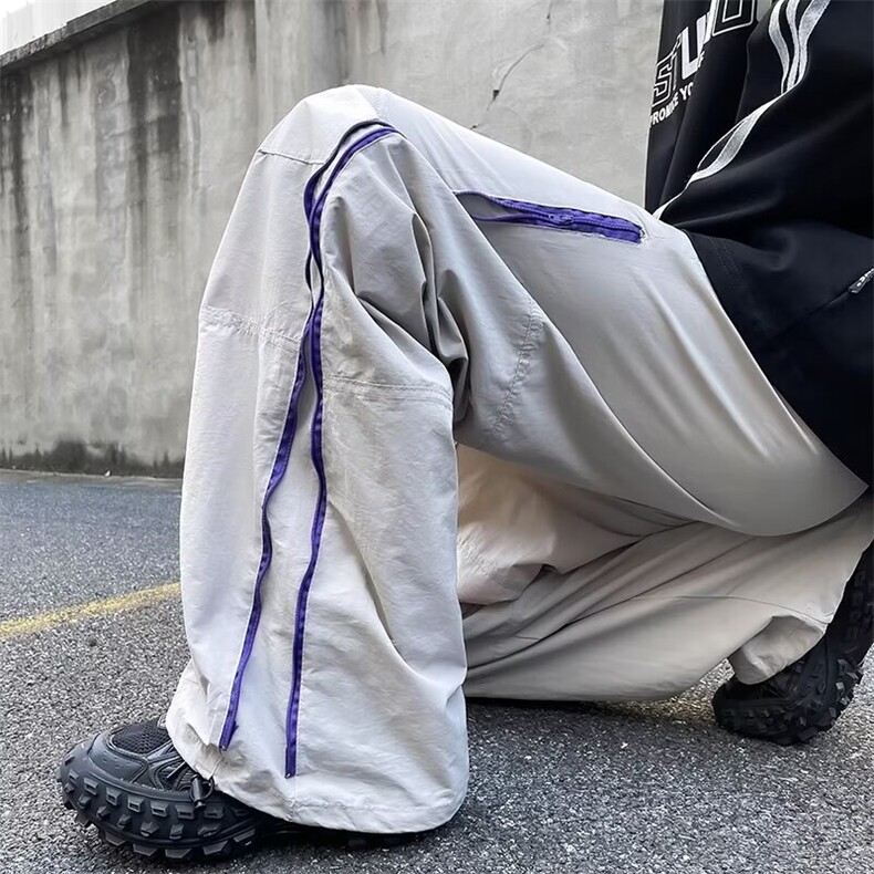 冰丝休闲裤男士夏季薄款宽松裤子美式青少年男生运动长裤M543/P45,男装休闲裤,星座506