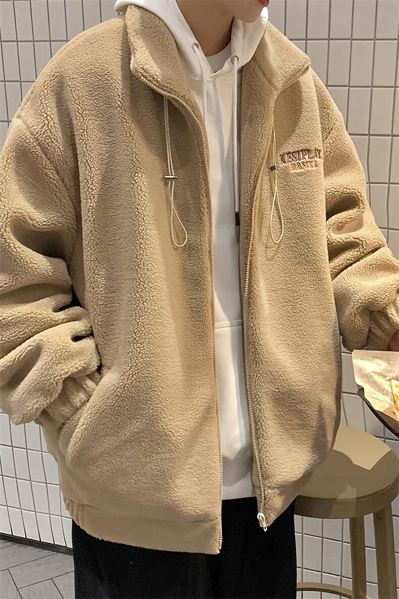 冬季新款港风宽松加绒加厚棉服美拉德潮牌外套男HD1153-TP75控138,男装棉衣,电商A102