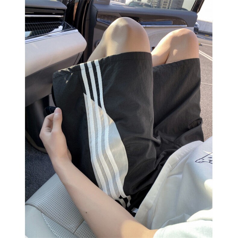 夏季新款条纹速干撞色设计宽松休闲短裤B315-K25526-特p25控48,男装休闲裤,电商B315