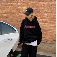 抖音得物高品质印花连帽卫衣秋冬装美式宽松连帽纯色卫衣ADL107，男装卫衣，电商A443