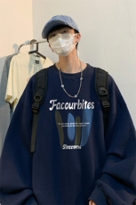 ！圆领卫衣男装港风长袖T恤男外套男WY157-P28，男装卫衣，电商B367