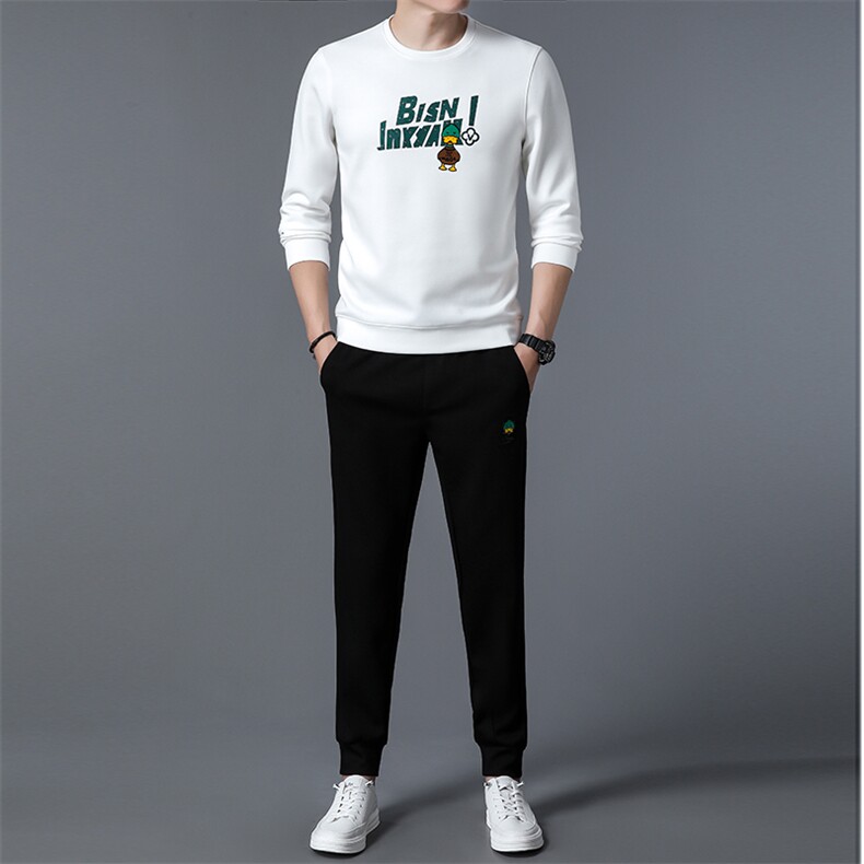 SA3051-2钱塘2020-2中年男士冬季厚款新款商务休闲简约卫衣P152,男装休闲套装,钱塘207-2