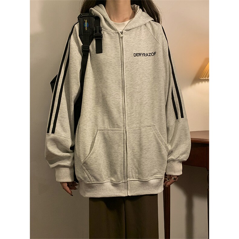 卫衣开衫男女连帽外套春秋新款宽松百搭上衣XZ102B-1W2558P65,女装短外套,星座102B-1
