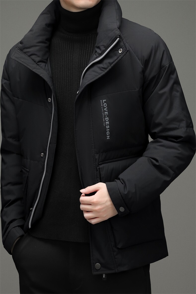DJ9823钱塘2020-3冬季厚款商务休闲简约中年男士羽绒服P295,男装羽绒服,钱塘207-3