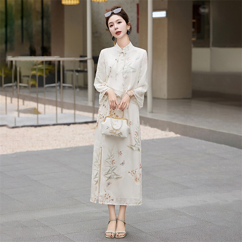 新中式改良旗袍连衣裙女2025春夏新款国风刺绣盘扣汉服子,商品下架区,布芭啦