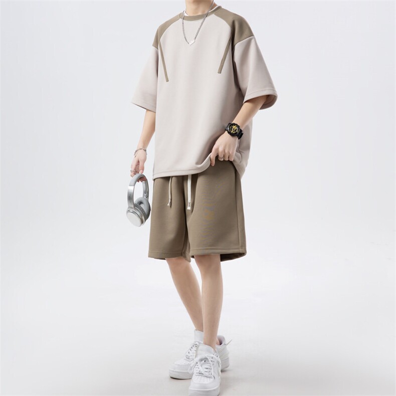 新款休闲夏季套装,男装休闲套装,星座1106-2（原1111B）