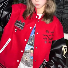 1506/QA5070/P77高街痞帅夹克棒球服，男装夹克，星座1506