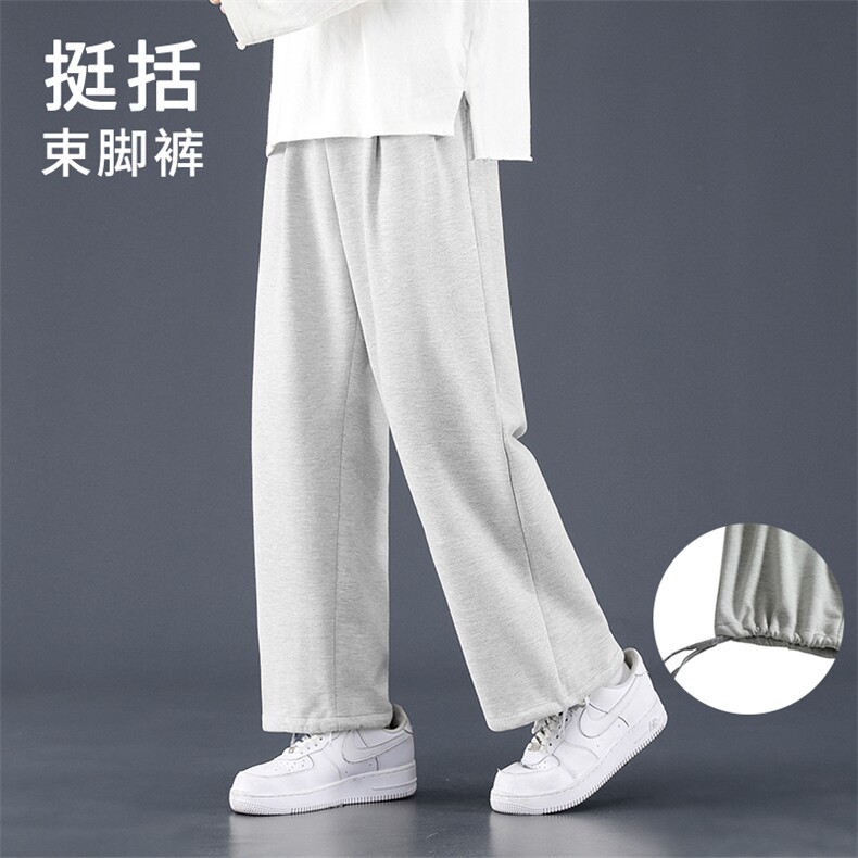 亲柔束脚抽绳卫裤双色可选抗皱柔软免烫休闲裤WK525-1特批25,男装休闲裤,星座718-1