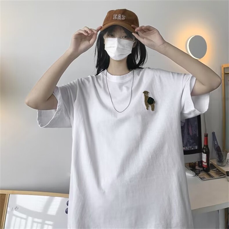 圆领五分袖ins文艺直筒型日系流行潮流百搭T恤ST60P30,男装T恤,星座1116-2