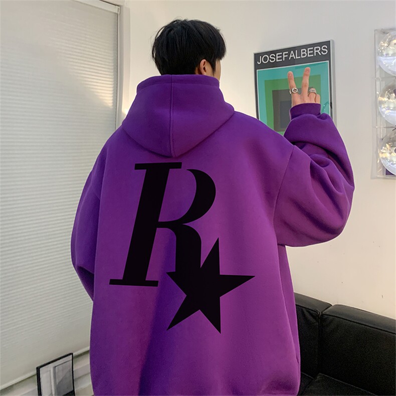 卫衣男款春秋季新款R星ins港风潮流休闲外套JK23412特批p35-控58,女装短外套,星座605(原A050)