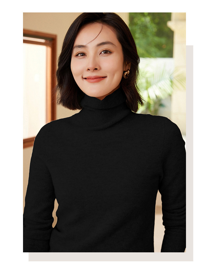2025新款针织打底衫女修身显瘦内搭上衣毛衣,针织衫/毛衣,蚂蚁派对工厂直营店