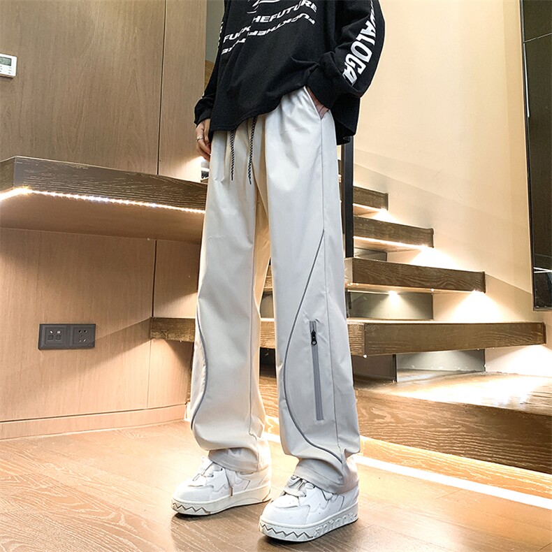 模特-美式工装裤男潮牌冲锋裤子宽松速干休闲裤8010-P48,男装工装外套,电商B380（原B361）