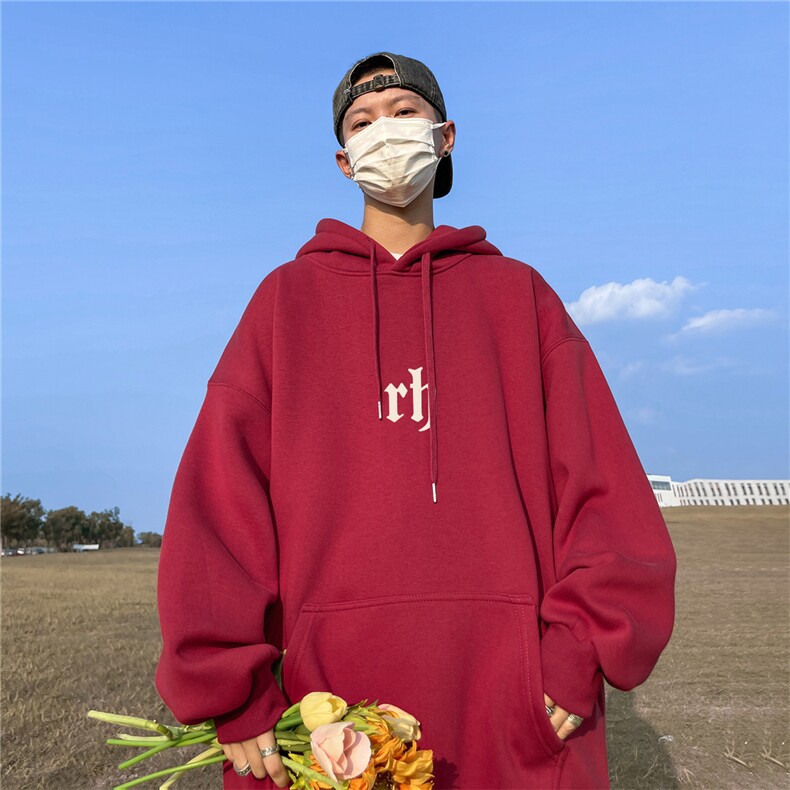 ！秋季重磅宽松大码港风rh印花连帽卫衣LW68-特p35,男装卫衣,星座508（原C305）