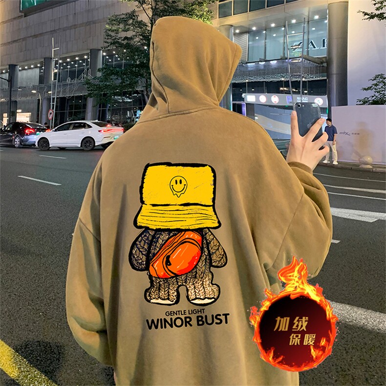 直播品质500克重磅美式做旧水洗卫衣SL1532-常规特P55加绒特P65,男装卫衣,电商A486