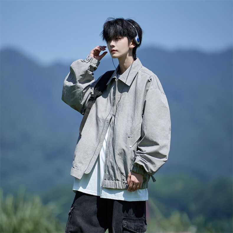 JK8865-P78L-9XL2025秋冬新款大码翻领夹克外套控128,男装夹克,星座109