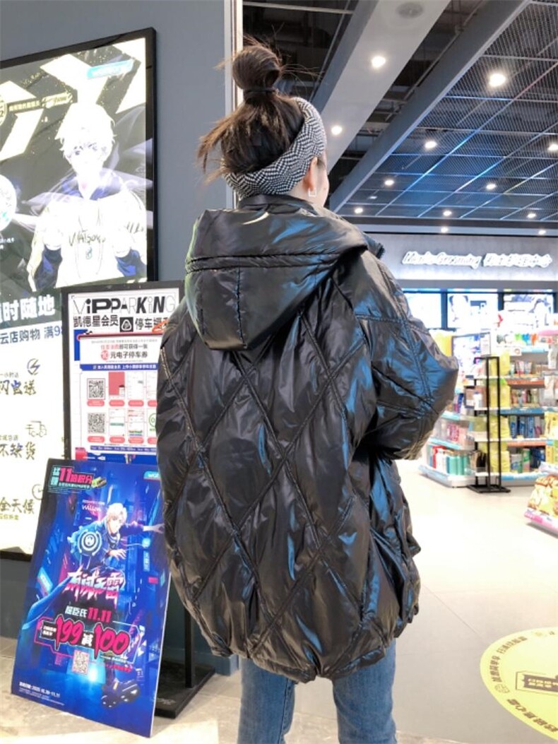 韩版90绒羽绒服，女装羽绒服，一杭