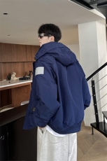 港风连帽可脱卸毛领工装棉衣男大码潮流棉衣男MY77917P138控198，男装棉衣，星座227-7