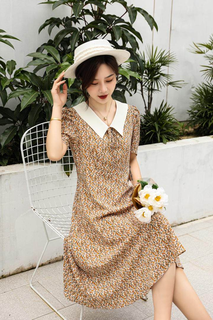 碎花连衣裙爆，女装连衣裙，卡娜品位