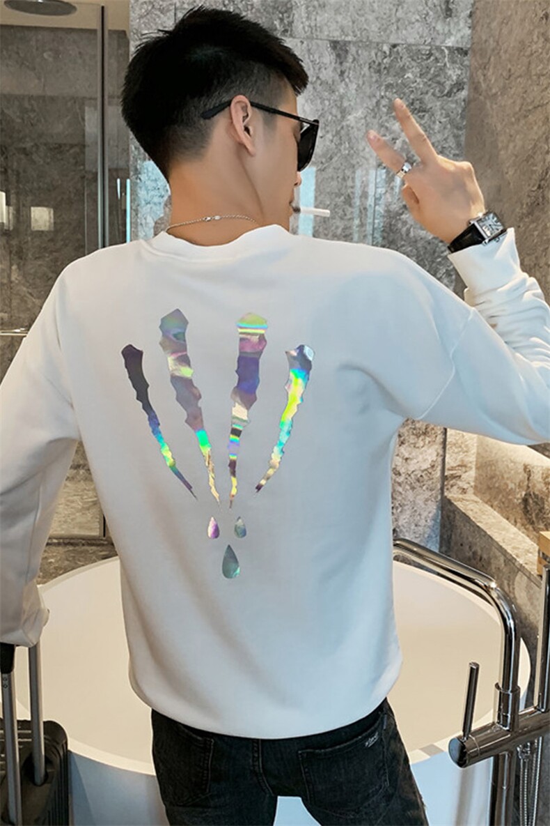 WY86/秋社会小伙痞帅宽松套头韩版网红打底潮流卫衣男,男装卫衣,星座102A（原电商D309-1）