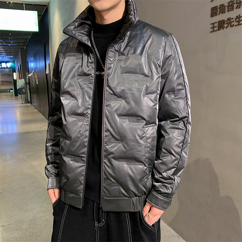 立领御寒羽绒服男冬季加绒加厚外套新款中年爸爸装休闲保暖上衣,男装羽绒服,电商B212（原钱塘6029）