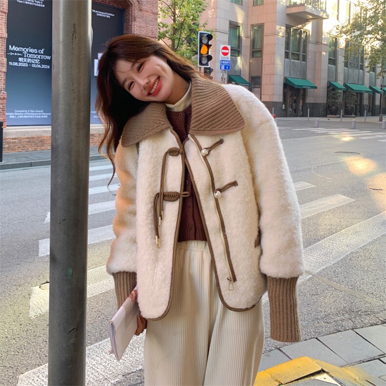 羽绒内胆毛呢外套女冬季流行小个子呢大衣短款3138-P240-K328,女装羽绒服,2C126