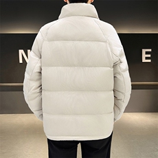高品质立领拼接羽绒服男士冬季新款潮流帅气轻薄外套高品质男装，男装羽绒服，星座1013