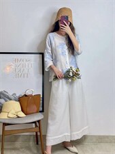 苎绣花上衣，其它，依姿黛