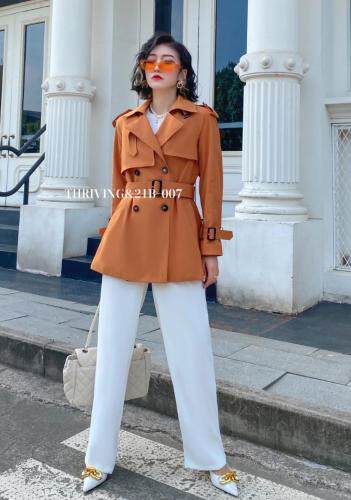 短款风衣外套，女装风衣，斯瑞威