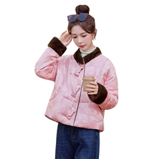 现货.短款羽绒服女2025冬季新款独特漂亮洋气新中式外套，女装羽绒服，尚洛菲