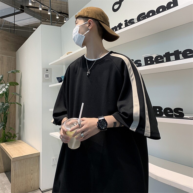 夏季新款美式潮牌百搭运动半袖小众设计感短袖T恤现货T1712-P26,男装T恤,星座512-4