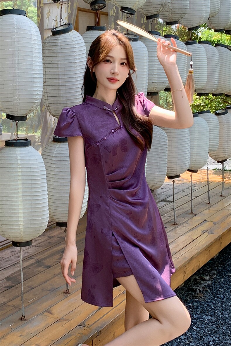 现货新中式风短裤套装女2025夏新款巨好看的气质减龄穿搭一整套,女装套装/套裙,仟媚宠