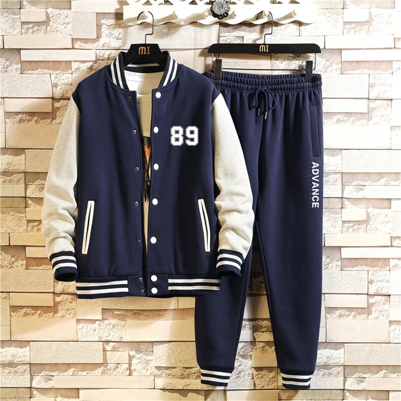 秋季新款棒球服卫衣套装男女时尚班服套装XZ102A-4-8674-P95,男装休闲套装,星座211-2